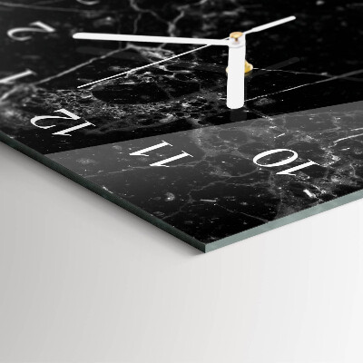 Horloge rectangulaire verticale Graphite