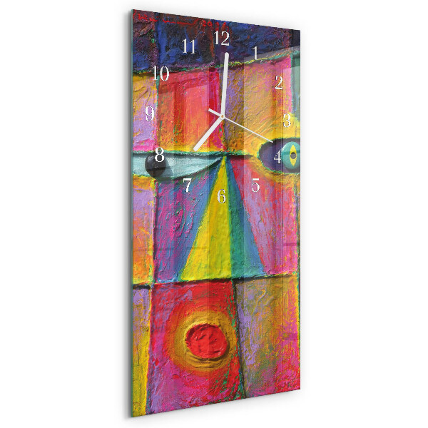 Horloge rectangulaire verticale Morceau