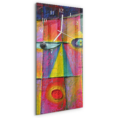 Horloge rectangulaire verticale Morceau