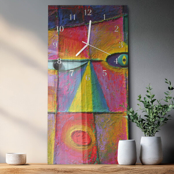 Horloge rectangulaire verticale Morceau