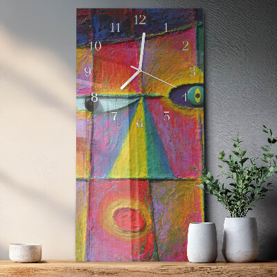 Horloge rectangulaire verticale Morceau