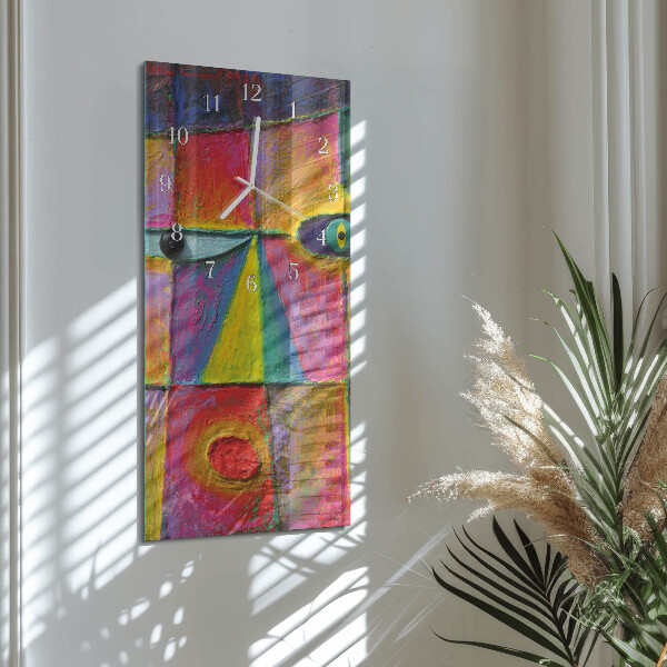 Horloge rectangulaire verticale Morceau