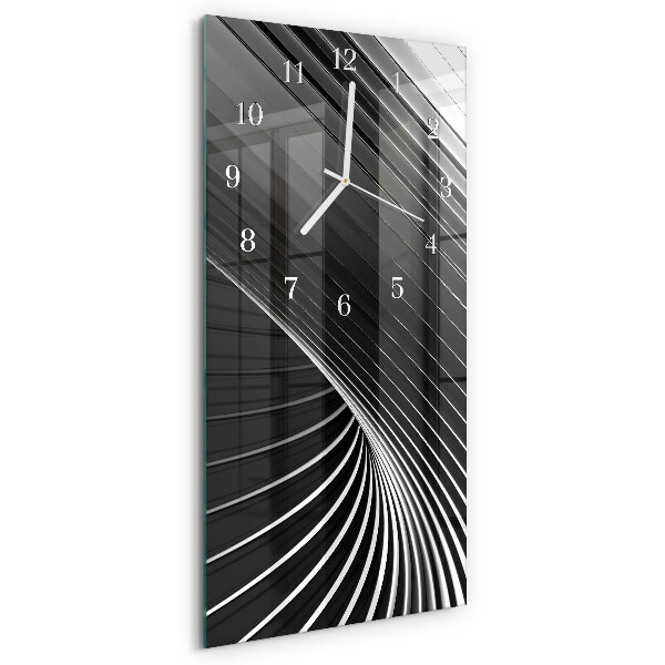 Horloge rectangulaire verticale Abstraction