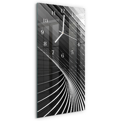 Horloge rectangulaire verticale Abstraction