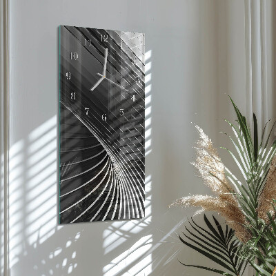 Horloge rectangulaire verticale Abstraction