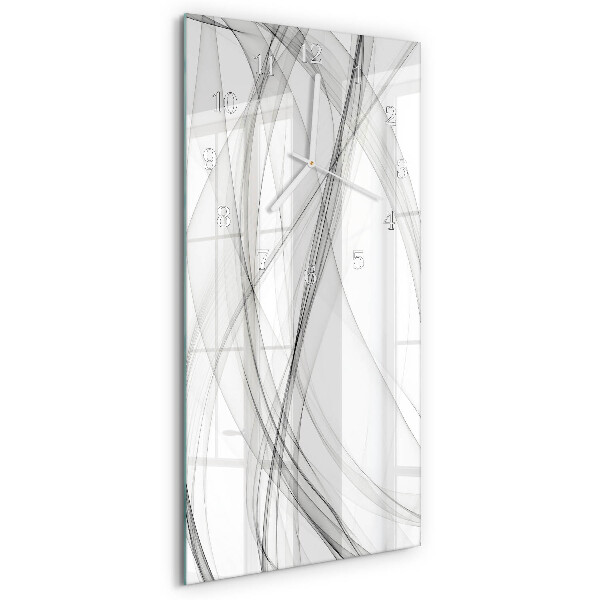 Horloge rectangulaire verticale Rideau