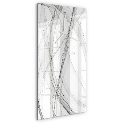 Horloge rectangulaire verticale Rideau