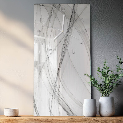 Horloge rectangulaire verticale Rideau