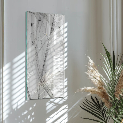 Horloge rectangulaire verticale Rideau