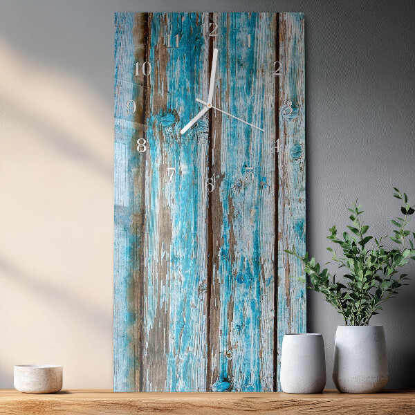 Horloge rectangulaire verticale Bois