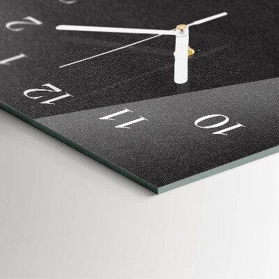 Horloge rectangulaire verticale Contraste