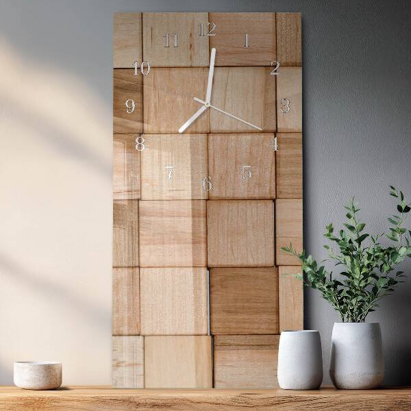 Horloge rectangulaire verticale Blocs de jeu