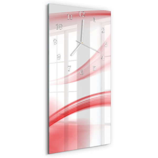 Horloge rectangulaire verticale Art abstrait