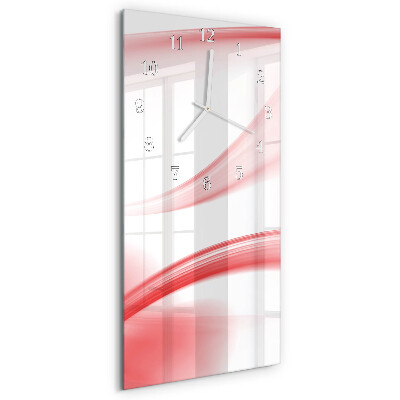 Horloge rectangulaire verticale Art abstrait