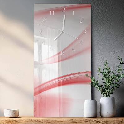 Horloge rectangulaire verticale Art abstrait