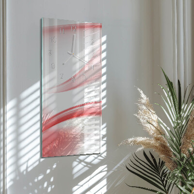 Horloge rectangulaire verticale Art abstrait