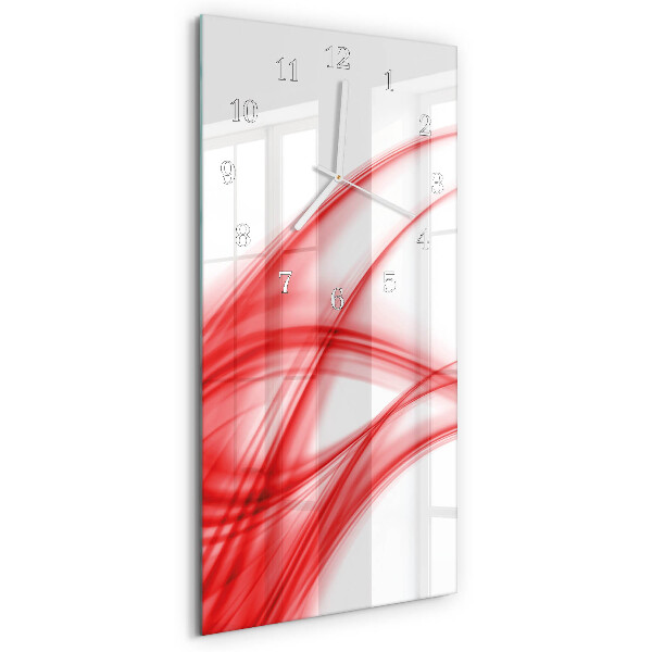 Horloge rectangulaire verticale Art abstrait