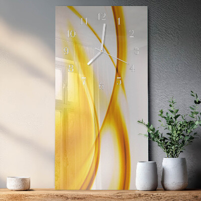 Horloge rectangulaire verticale Art abstrait