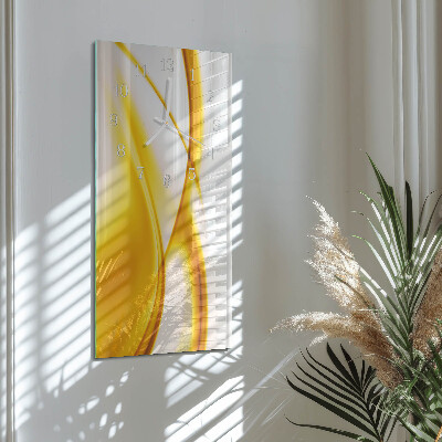 Horloge rectangulaire verticale Art abstrait