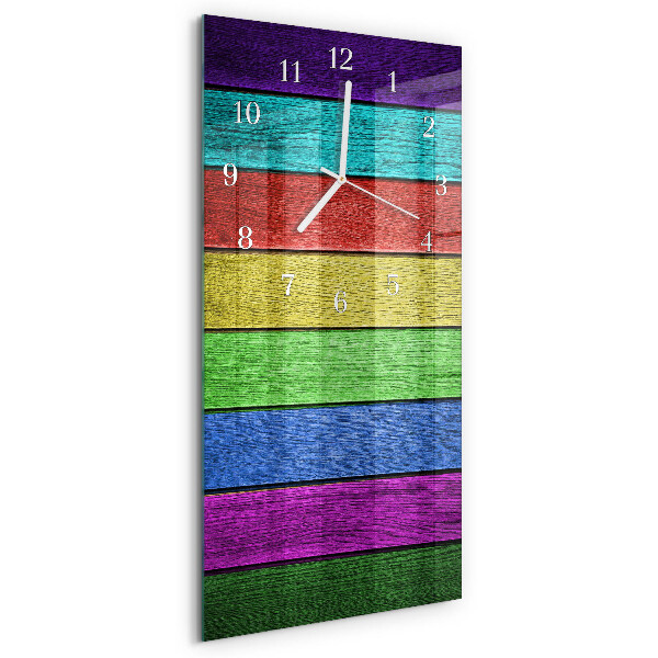 Horloge rectangulaire verticale Plaque