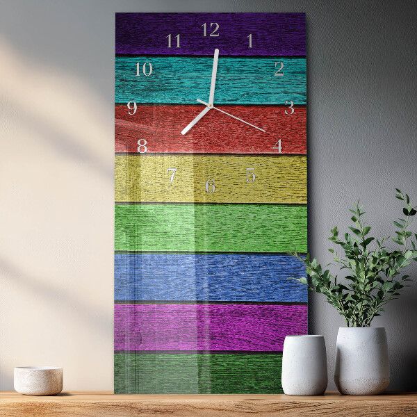 Horloge rectangulaire verticale Plaque