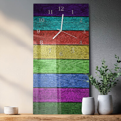 Horloge rectangulaire verticale Plaque