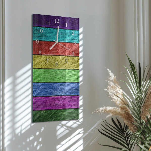 Horloge rectangulaire verticale Plaque