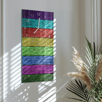 Horloge rectangulaire verticale Plaque