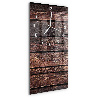 Horloge rectangulaire verticale Bois