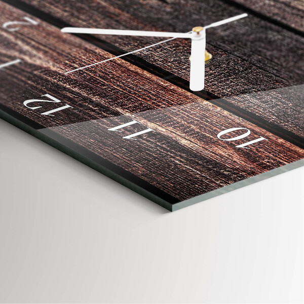 Horloge rectangulaire verticale Bois