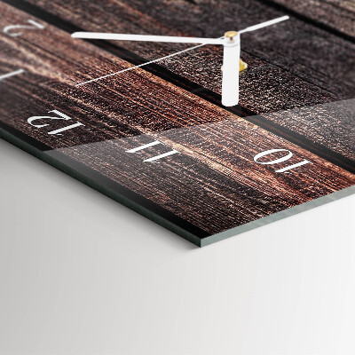 Horloge rectangulaire verticale Bois