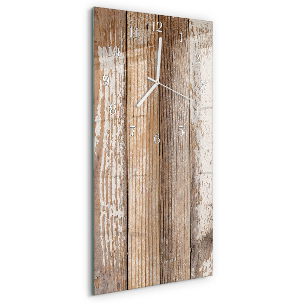 Horloge rectangulaire verticale Bois