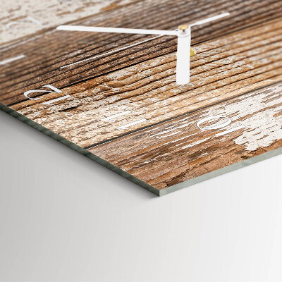 Horloge rectangulaire verticale Bois
