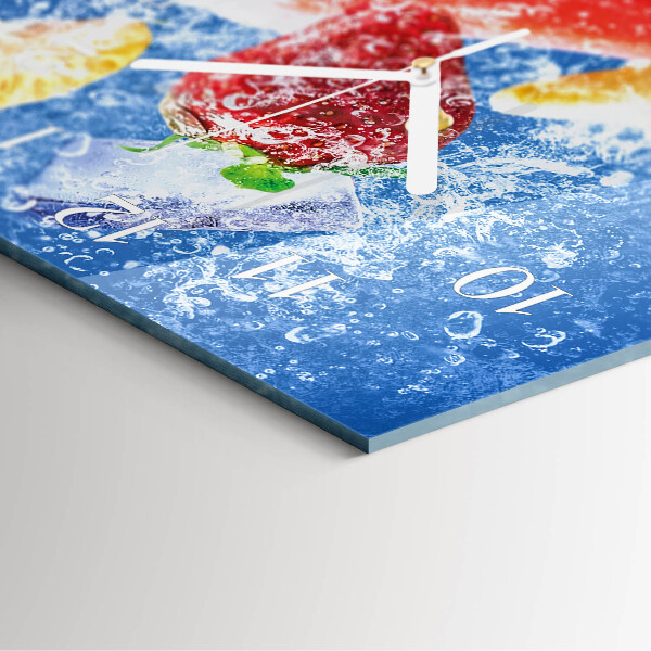 Horloge rectangulaire verticale Fruit