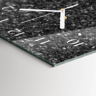 Horloge rectangulaire verticale Graphite