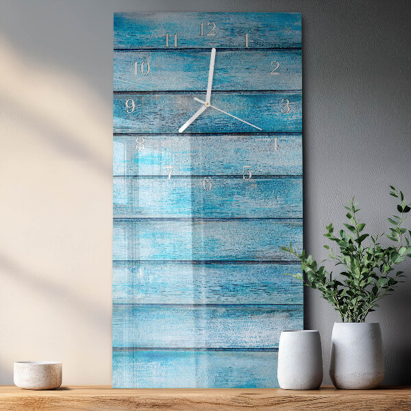 Horloge rectangulaire verticale Bois