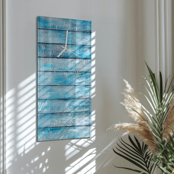 Horloge rectangulaire verticale Bois