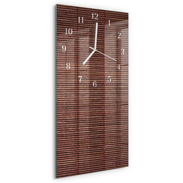 Horloge rectangulaire verticale Stores en bambou