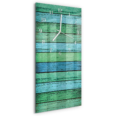 Horloge rectangulaire verticale Bois