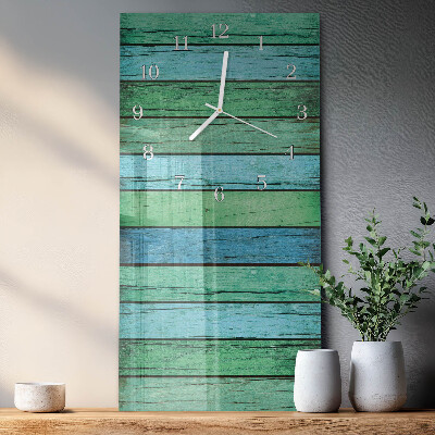 Horloge rectangulaire verticale Bois