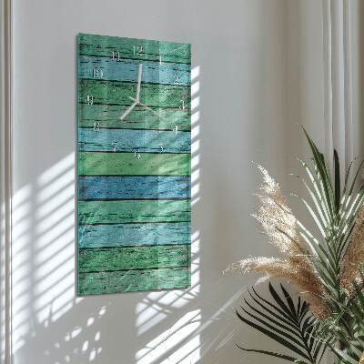 Horloge rectangulaire verticale Bois