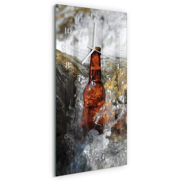 Horloge rectangulaire verticale Bière