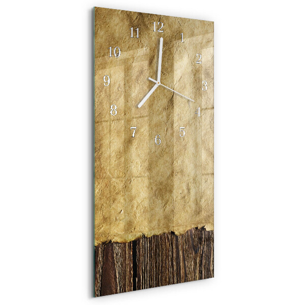 Horloge rectangulaire verticale Papier de table