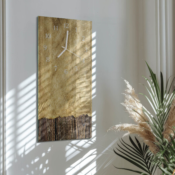 Horloge rectangulaire verticale Papier de table