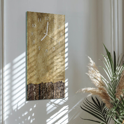 Horloge rectangulaire verticale Papier de table