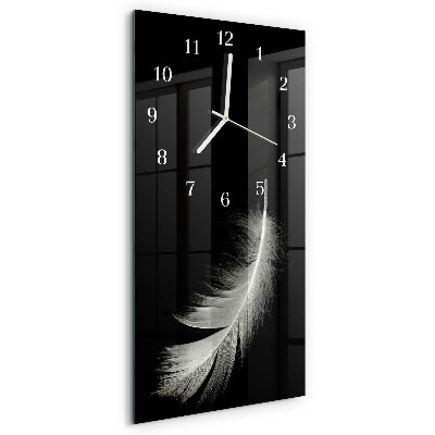 Horloge rectangulaire verticale Stylo