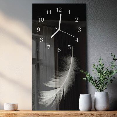 Horloge rectangulaire verticale Stylo
