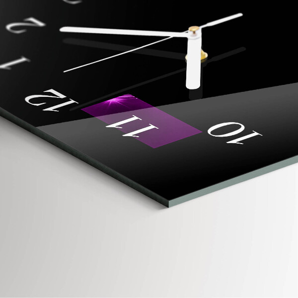 Horloge rectangulaire verticale Stylo
