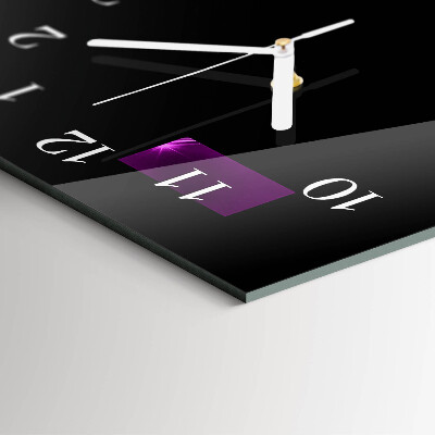 Horloge rectangulaire verticale Stylo
