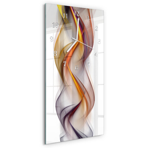 Horloge rectangulaire verticale Abstraction